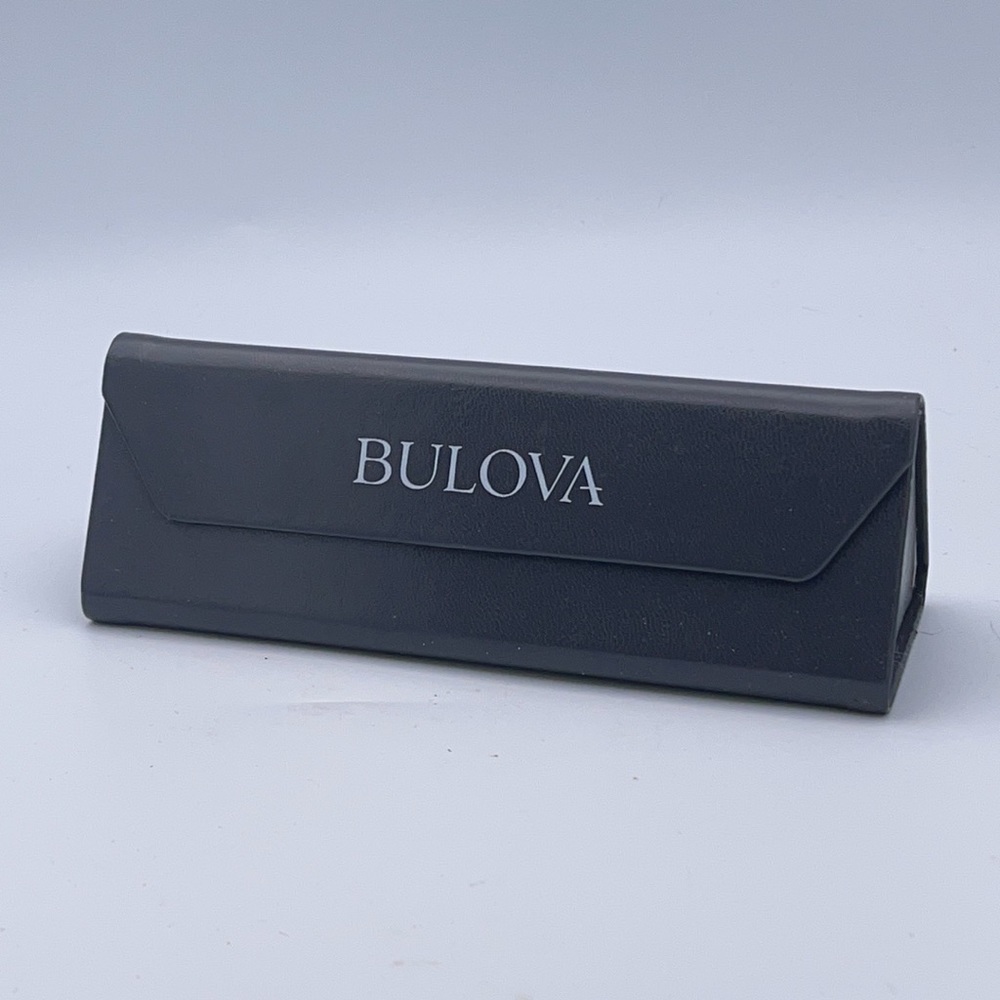 Bulova Glasses case dark grey